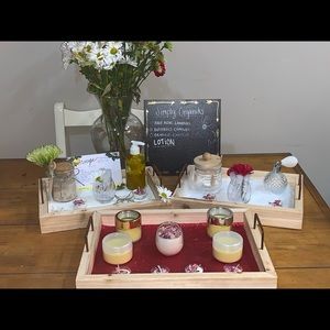 Lotion Moisturizer Candles Hair Products Scrubs